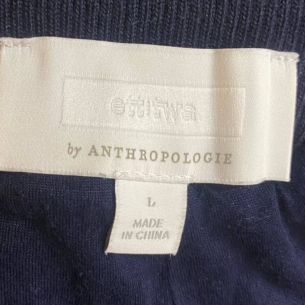 Ett Twa by Anthropologie Navy Blue Velvet Sequin Jogger Pants
L - Picture 9 of 9
